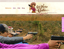 Tablet Screenshot of gunpowdergals.com